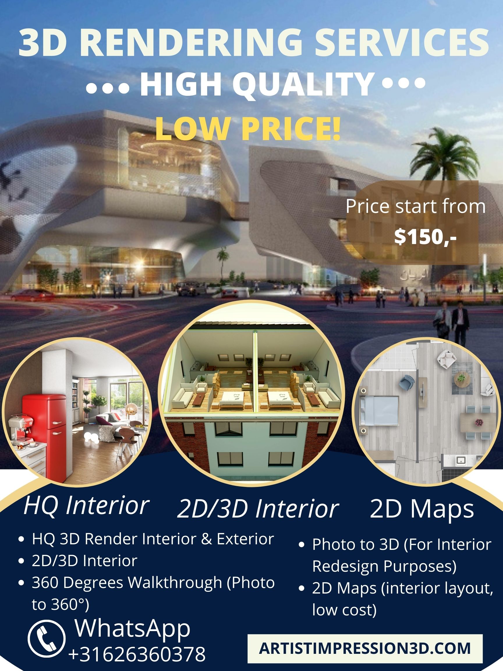 3d rendering services